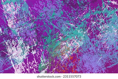 Grunar abstracto de la pintura de fondo vectorial