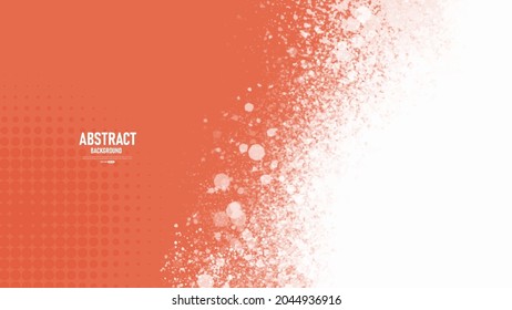 Abstract grunge splatter texture background vector.