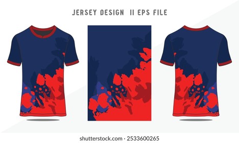 Abstract grunge sport T-shirt design