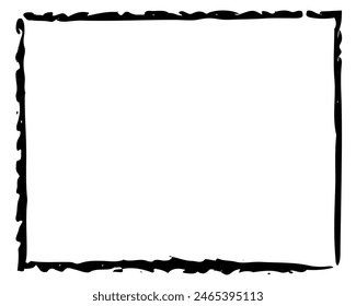 Marco cuadrado Abstractas del grunge sobre fondo blanco