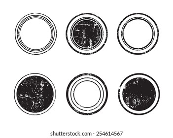 Conjunto de sellos de grifo abstracto.Ilustración del vector.