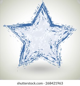 Abstract Grunge Star