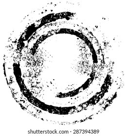 Abstract grunge strokes - design elements vector template