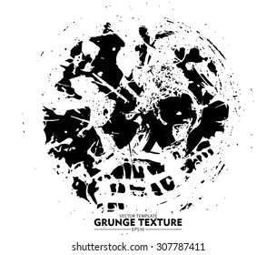 Abstract grunge strokes - design elements vector template
