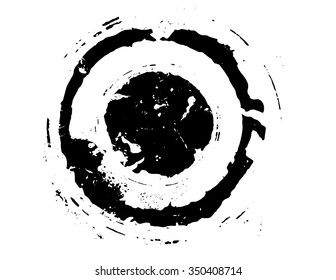 Abstract grunge strokes - design elements vector template