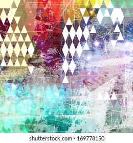 Abstract grunge style background with distressed effect