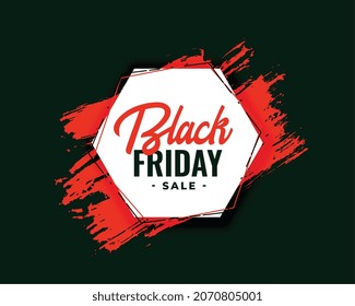 abstract grunge style black friday sale background