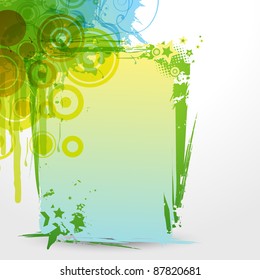 diseño abstracto de estilo grunge con espacio para el texto