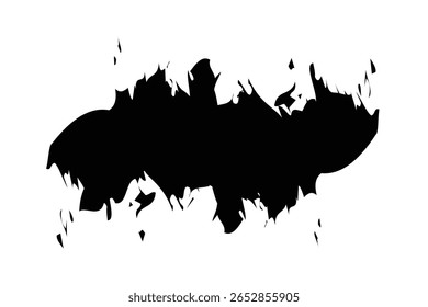 Abstract Grunge Style Ink Splatter for Background and Texture Use. High-Resolution Ink Drop and Splash Design.EPS vector illustration