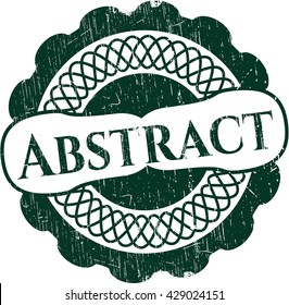 Abstract grunge style stamp
