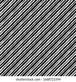Abstract grunge style striped black lines seamless pattern. Vector background.