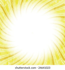 An Abstract Grunge Sunburst Vector Frame