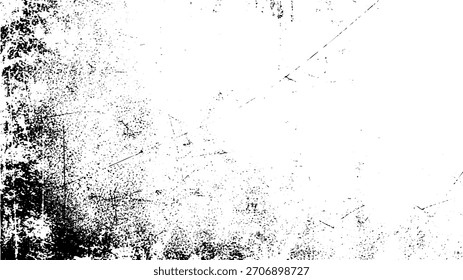 Fondo Abstractas de la textura del grunge con la superposición angustiada negra y el espacio vacío blanco para el Vector del diseño