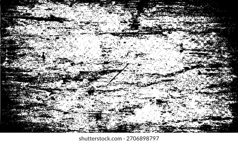 Abstractas fondo de textura grunge en blanco y negro con Vector de efecto de superficie desgastado, áspero y erosionado