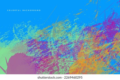 Abstract grunge texture background colorful