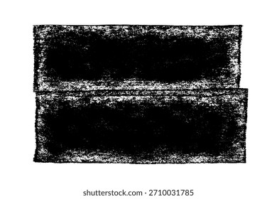 Fondo de Anuncio de compras de venta de Black Friday. Textura de rodillo negro aislado sobre fondo blanco. Linograbado de tinta. Textura de carbón artística dibujada a mano. Pincelada Grunge. Ilustración vectorial, EPS 10.