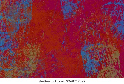 Abstract grunge texture background red color