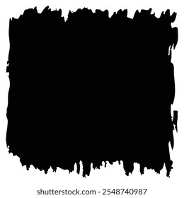 Fondo Abstractas de textura grunge marco de borde áspero borde angustiado Vector blanco y negro