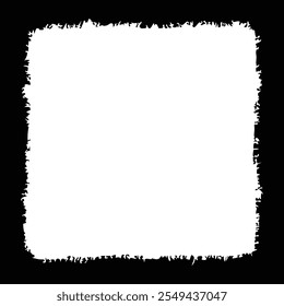 Abstrato grunge textura fundo borda áspera quadro preto e branco vetor modelo ilustração para papel de parede cartaz web site banner