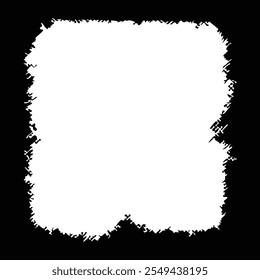 Plantilla de Ilustración vectorial blanca y negra Abstractas del marco áspero del borde del fondo de la textura del grunge para el Anuncio de Sitio web del cartel del Fondo de pantalla
