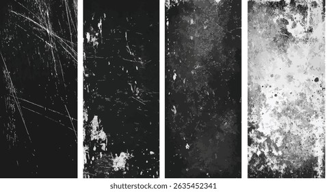 Fundo de textura grunge abstrato com arranhões e poeira no papel preto, Textura grunge, Fundo arranhado preto 