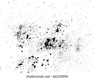 Abstract Grunge Texture Background with Splatter Effect Vector Illustration