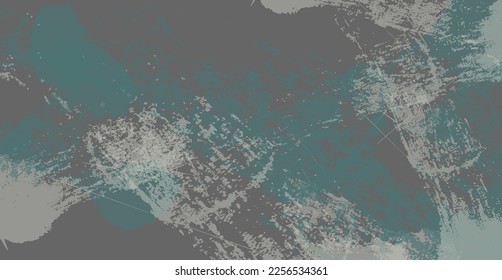 Abstract grunge texture background vector green and grey color background