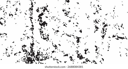 Abstractas fondo de textura grunge con un patrón de marco floral vintage e ilustración de borde de salpicadura de tinta negra.	