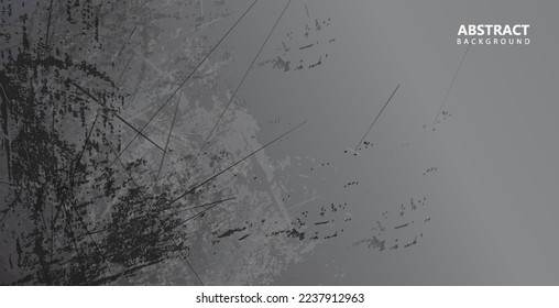 Abstract grunge texture black color background vector