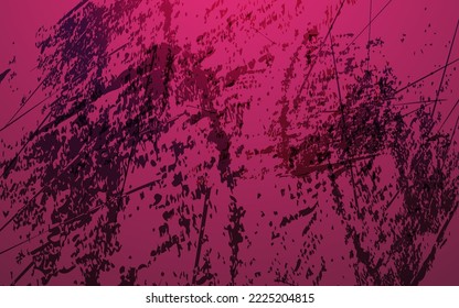 Abstract grunge texture black pink color background vector