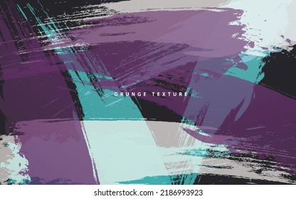Abstract grunge texture black purple background vector