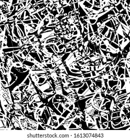 Abstract grunge texture black and white