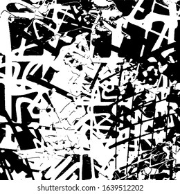 Abstract grunge texture black and white