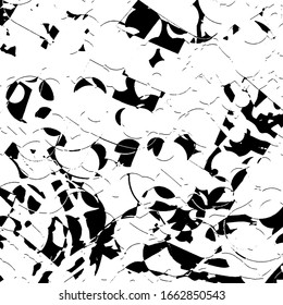 Abstract grunge texture black and white