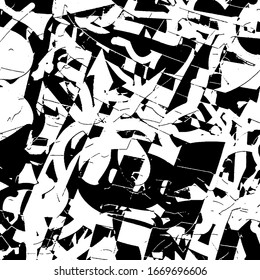 Abstract grunge texture black and white