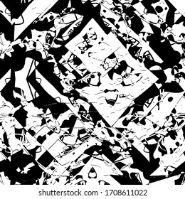 Abstract grunge texture black and white