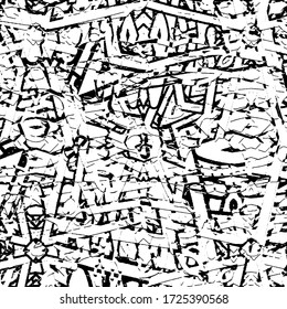 Abstract grunge texture black and white