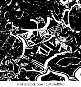 Abstrakte Grunge Textur schwarz-weiß
