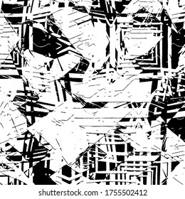 Abstract grunge texture black and white
