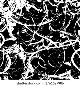 Textura gruesa abstracta en blanco y negro