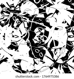 Abstract grunge texture black and white