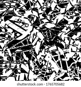 Abstract grunge texture black and white