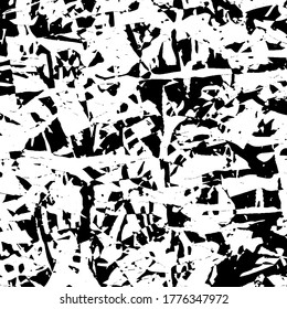 Textura gruesa abstracta en blanco y negro
