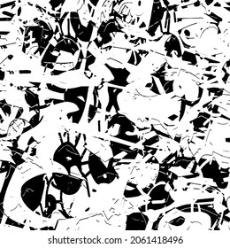 Abstract grunge texture black and white