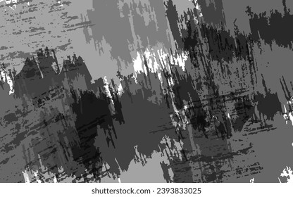 Abstract grunge texture black and white background vector