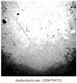 Abstract Grunge Texture in Black and White