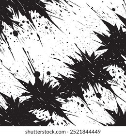 Textura Grunge abstrata em preto e branco - fundo da superfície