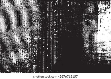 Abstract Grunge Texture in Black and White