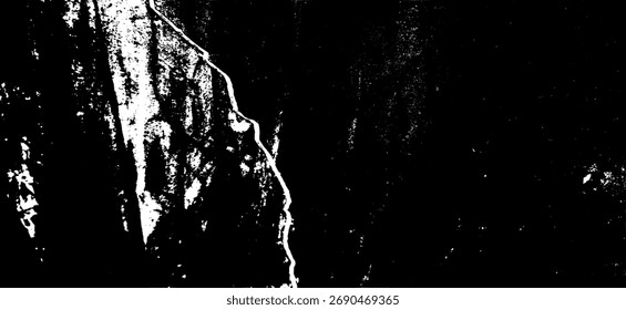 Abstract Grunge Texture Black and White Distressed Overlay Background