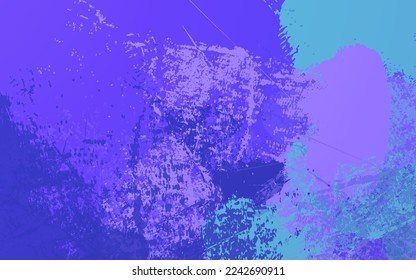 Abstract grunge texture blue color background vector